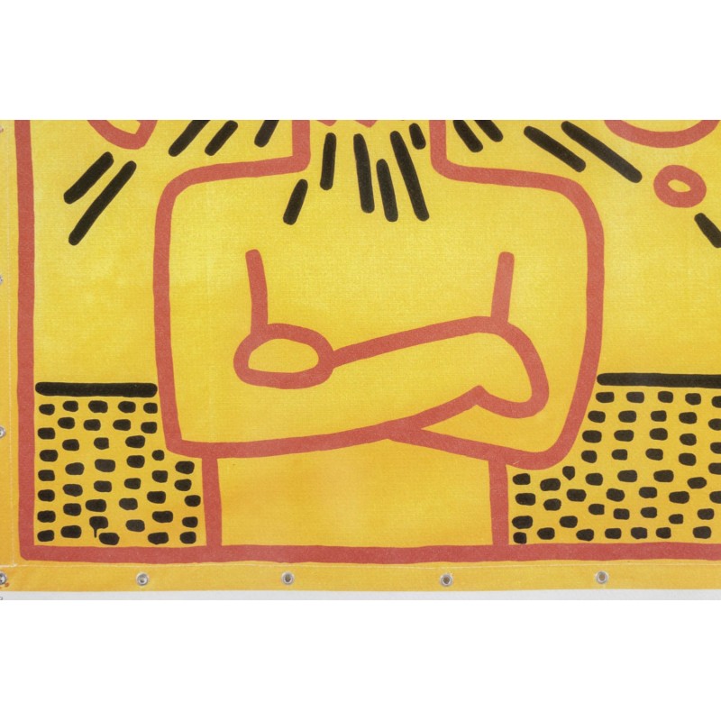 Alter Siebdruck von Keith Haring, USA 1990