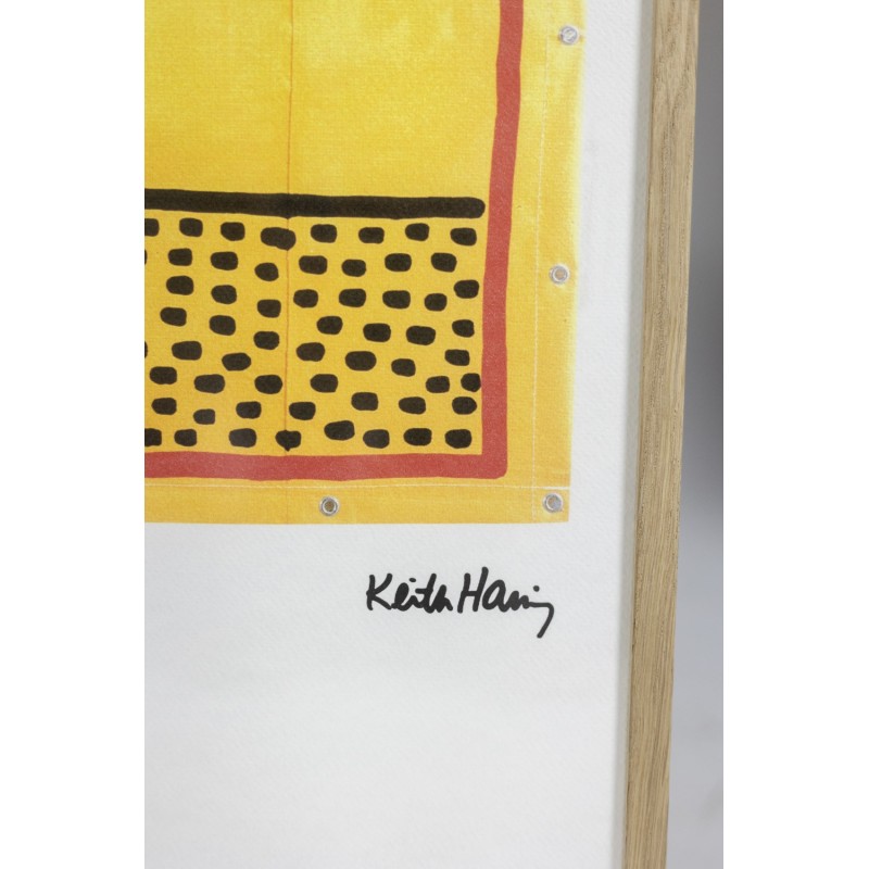 Serigrafia vintage di Keith Haring, USA 1990