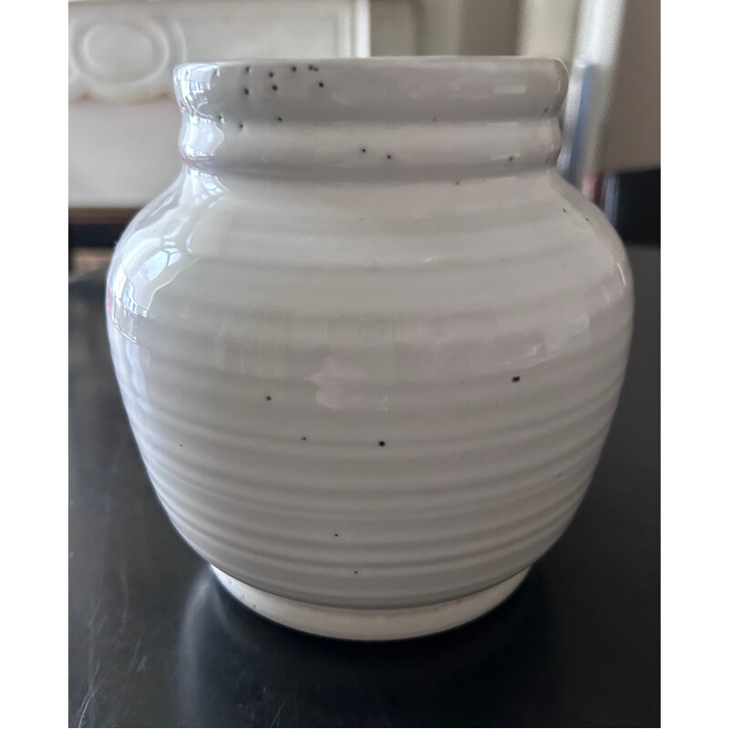Jarrón de cerámica vintage para Grés des Capucins