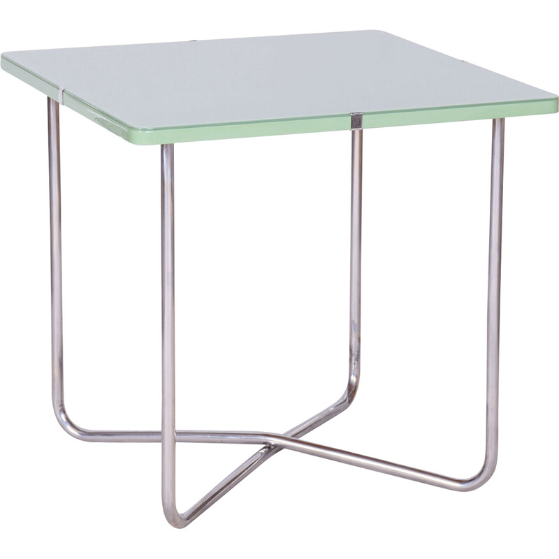 Bauhaus vintage table in chrome steel for Hynek Gottwald, Czechoslovakia 1930