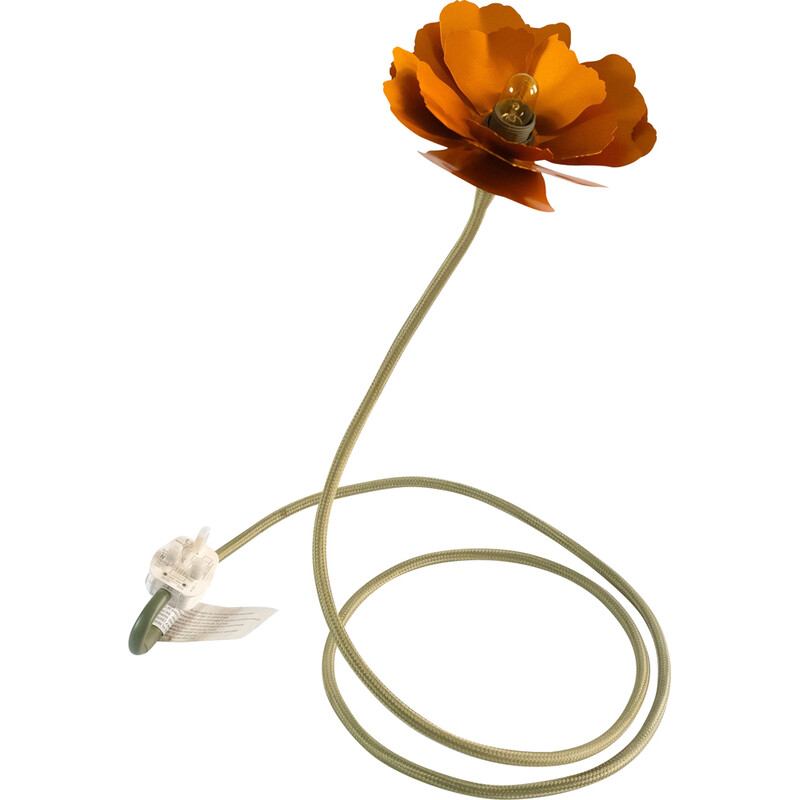 Lámpara vintage de flores de tallo flexible de Helena Christensen para Habitat Collection, 2004