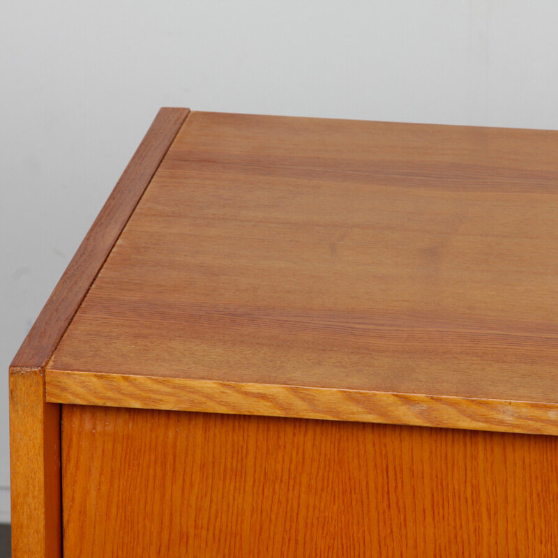 Vintage oak chest of drawers for Drevozpracujici Zavody, Czechoslovakia 1970