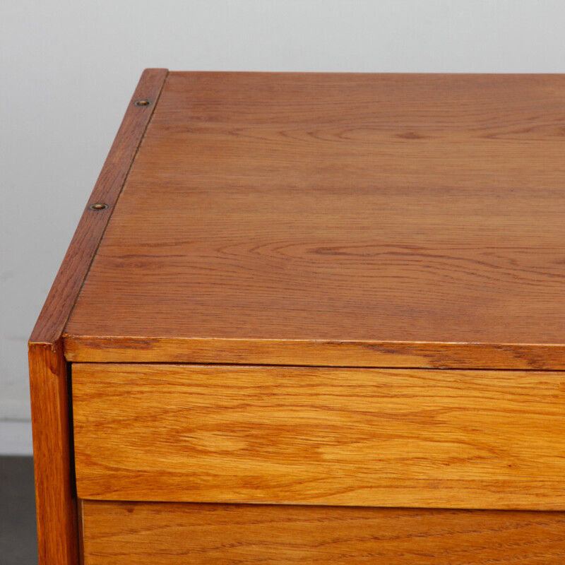 Vintage wooden chest of drawers model U-453 by Jiri Jiroutek for Interier Praha, Czechoslovakia 1960