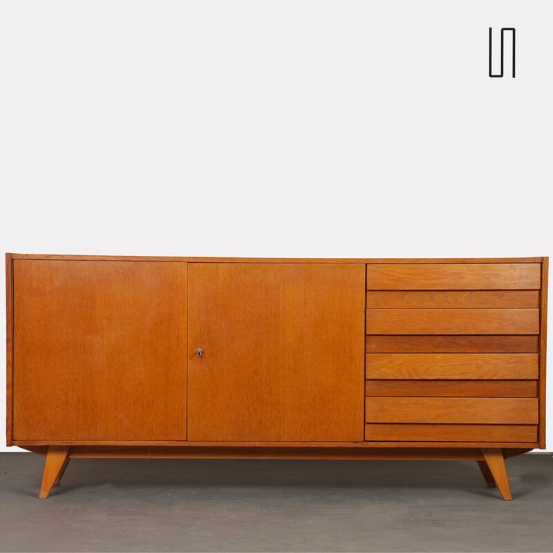 Vintage sideboard model U-460 by Jiri Jiroutek for Interier Praha, Czechoslovakia 1960