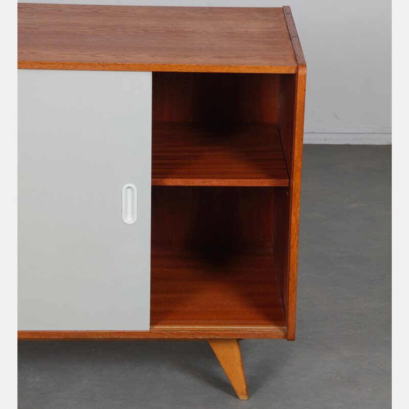 Vintage chest of drawers model U-452 in oak by Jiri Jiroutek for Interier Praha, Czechoslovakia 1960