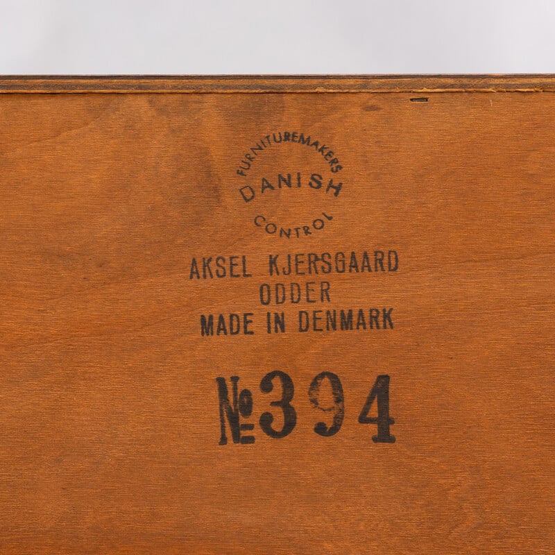 Credenza vintage in teak n. 394 di Kai Kristiansen per Aksel Kjersgaard, 1950
