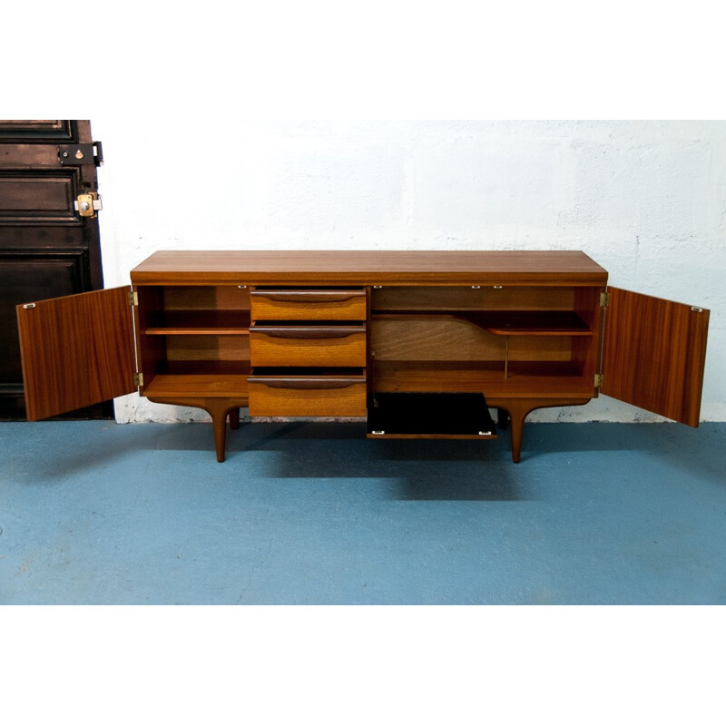 Enfilade scandinave moderniste en teck - 1960