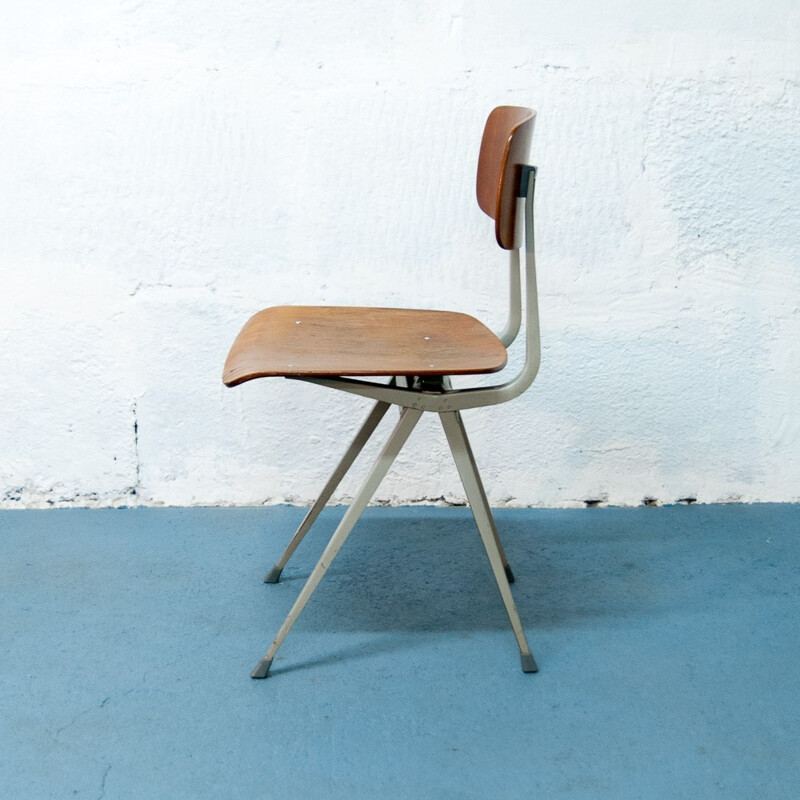 Friso Kramer mid-century industrial Result chair - 1960s