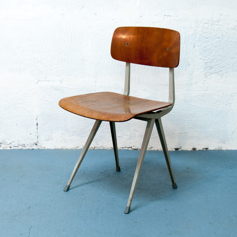 Friso Kramer mid-century industrial Result chair - 1960s
