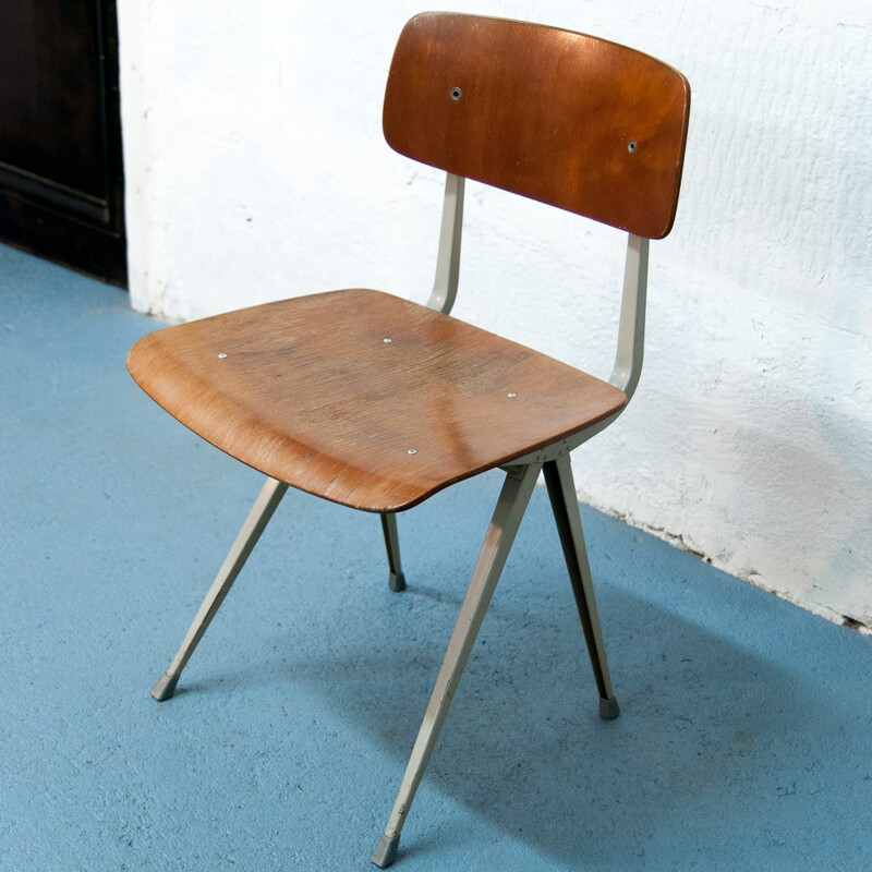 Friso Kramer mid-century industrial Result chair - 1960s