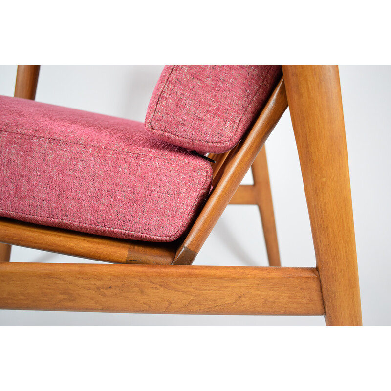 Vintage wooden armchairs, Denmark 1960