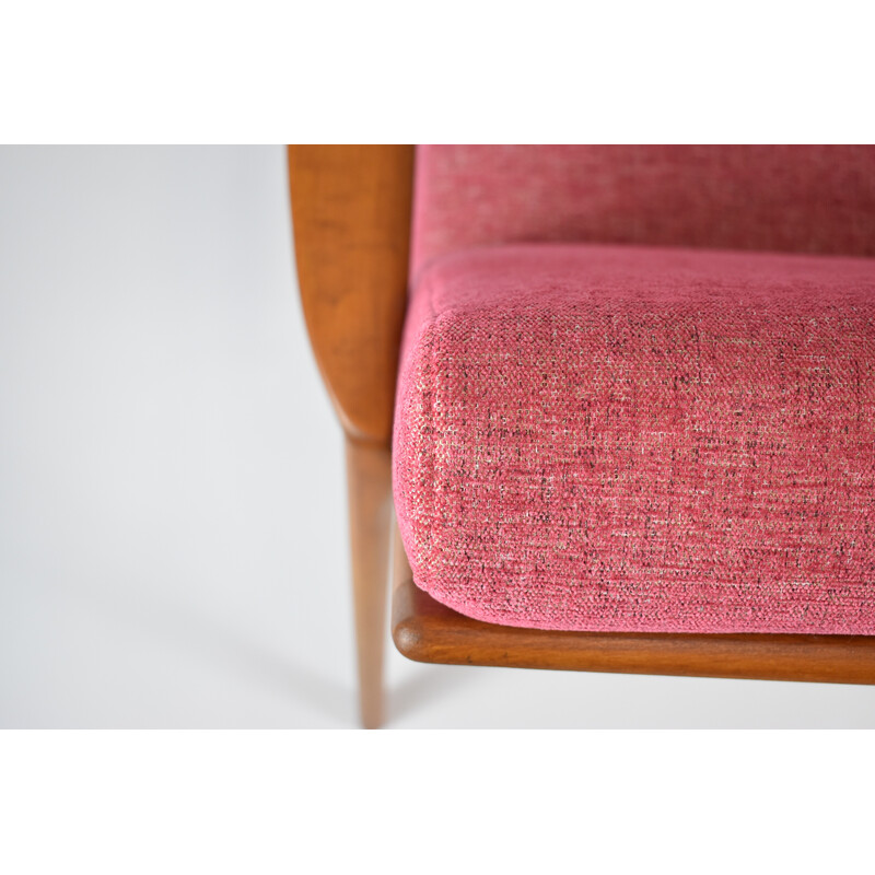 Vintage wooden armchairs, Denmark 1960