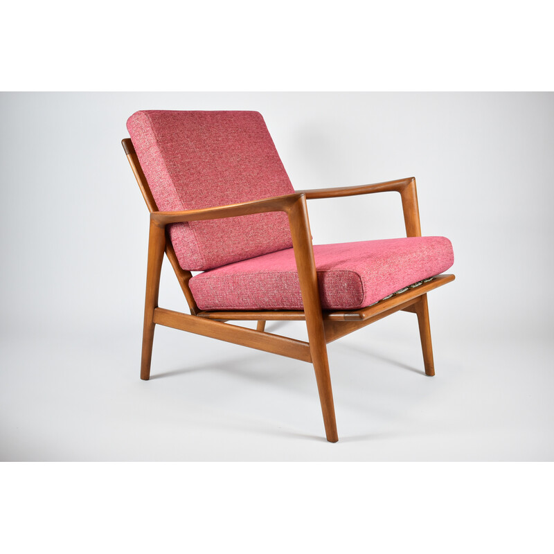 Vintage wooden armchairs, Denmark 1960