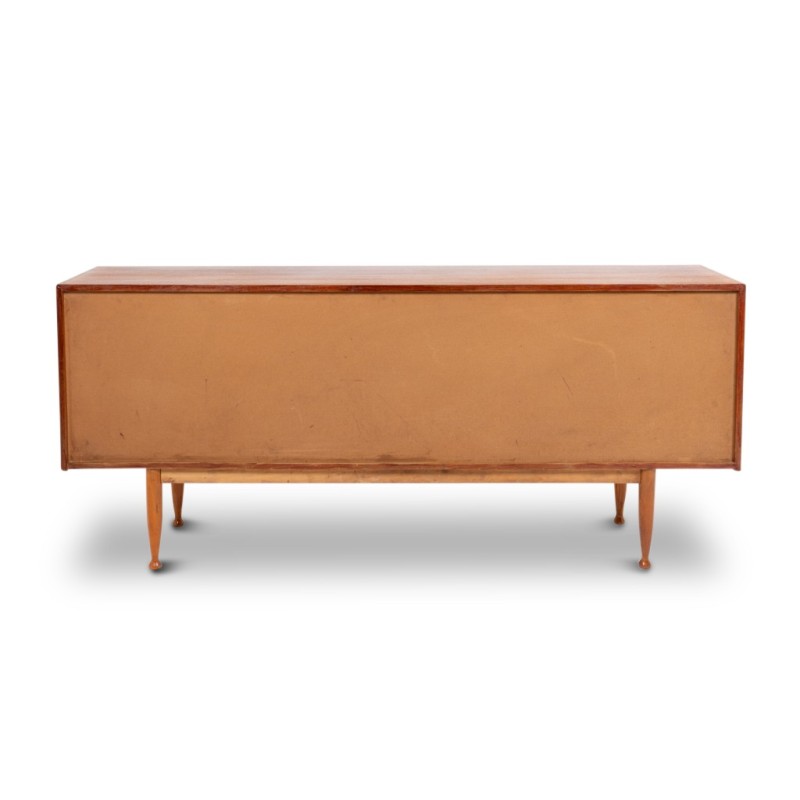 Vintage rectangular teak sideboard, 1960