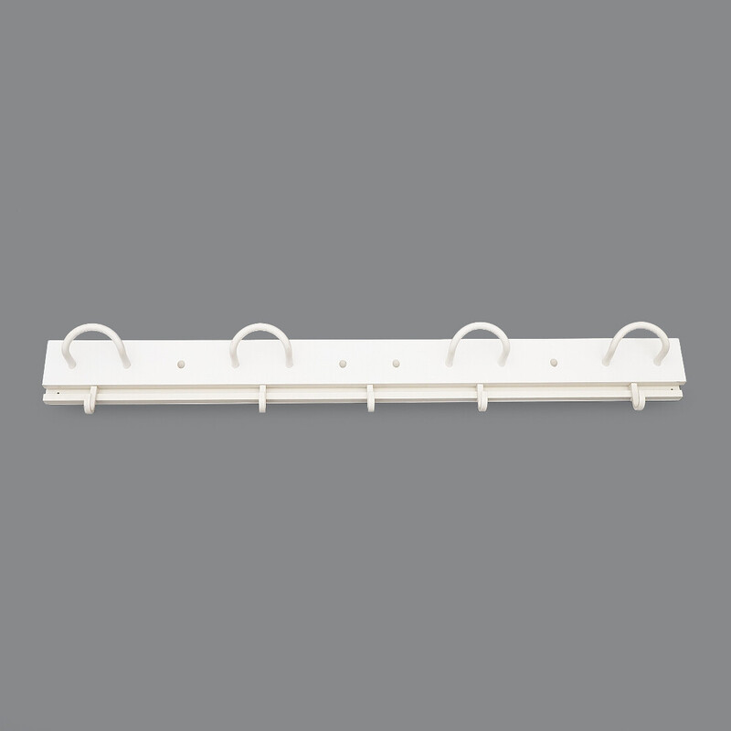 Vintage white plastic coat rack for Kartell, Italy 1970