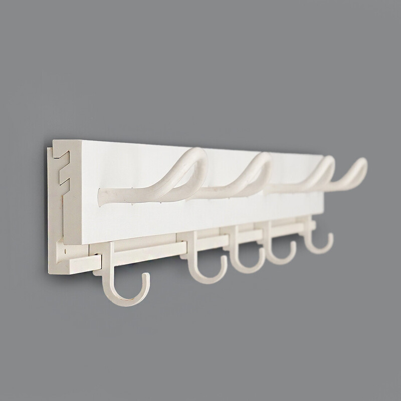 Vintage white plastic coat rack for Kartell, Italy 1970