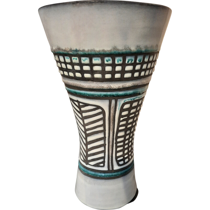 Vintage-Vase aus Keramik von Roger Capron