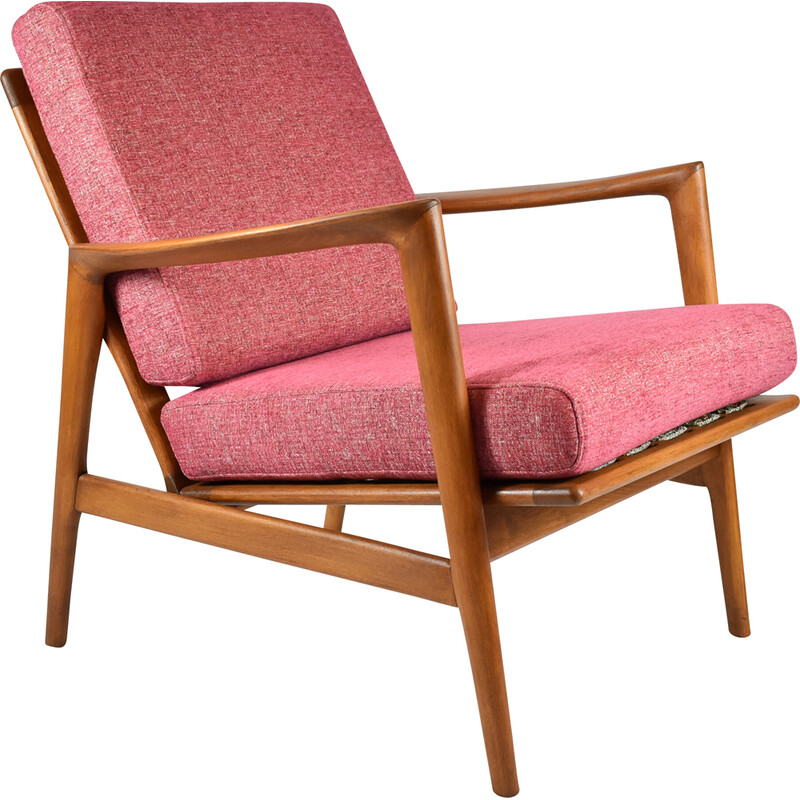 Fauteuils vintage en bois, Danemark 1960