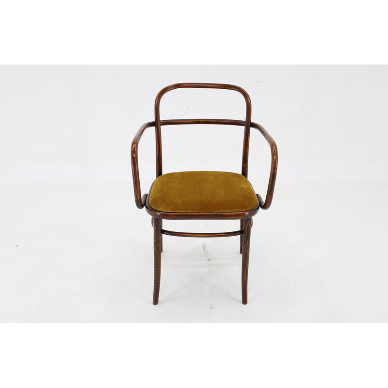 Vintage bent beech chair, Czechoslovakia 1970