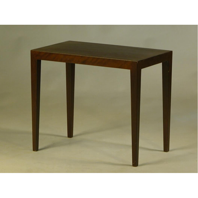 Set of 3 nesting tables in rosewood by Severin Hansen for Haslev Møbler - 1960s 