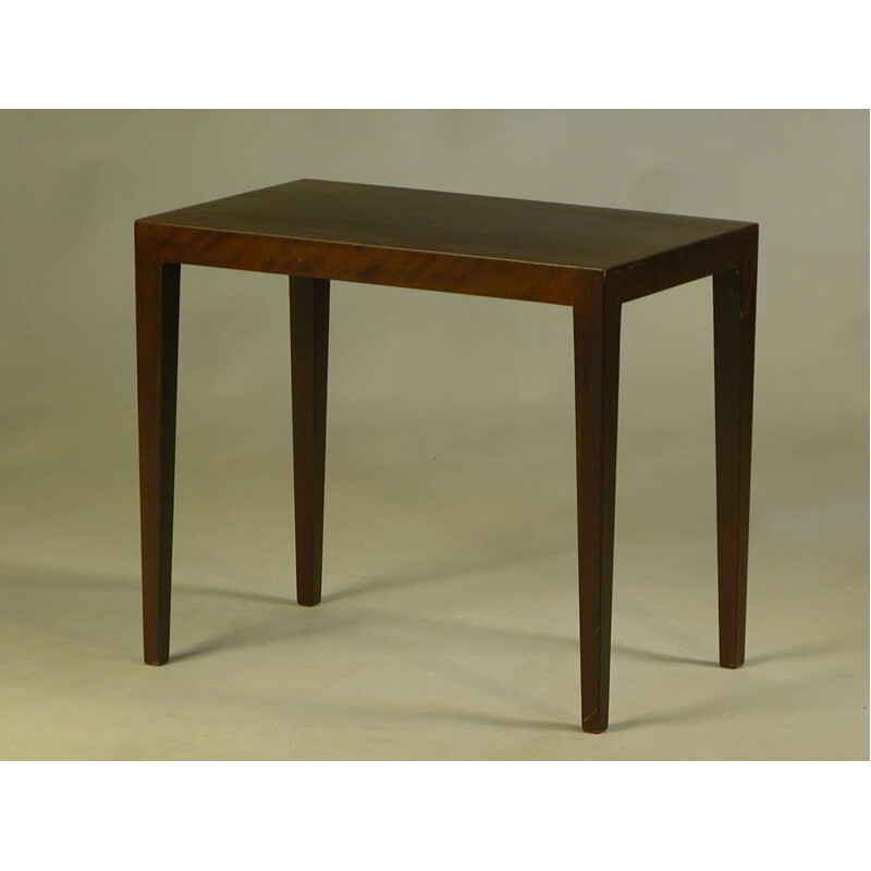 Suite de 3 tables gigognes en palissandre de Severin Hansen pour Haslev Møbler - 1960