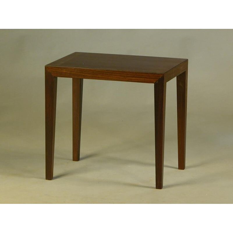 Set of 3 nesting tables in rosewood by Severin Hansen for Haslev Møbler - 1960s 