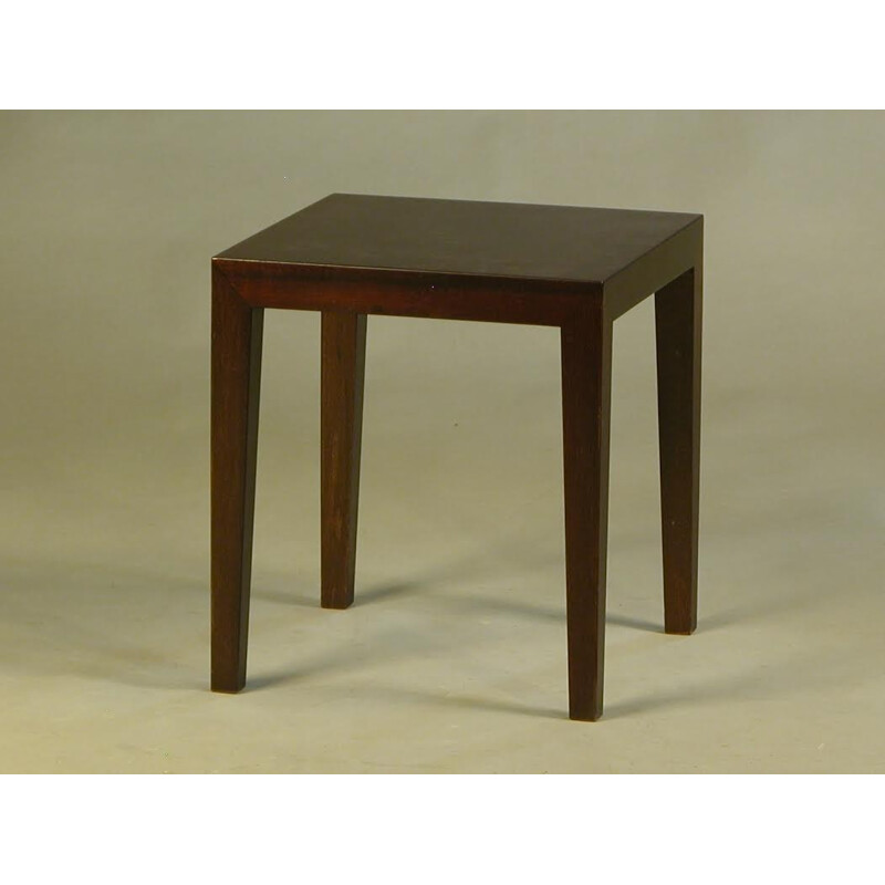 Set of 3 nesting tables in rosewood by Severin Hansen for Haslev Møbler - 1960s 