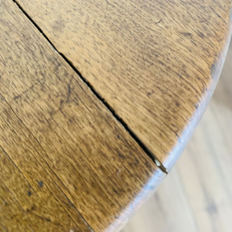 Set of 4 vintage stools in wood and formica