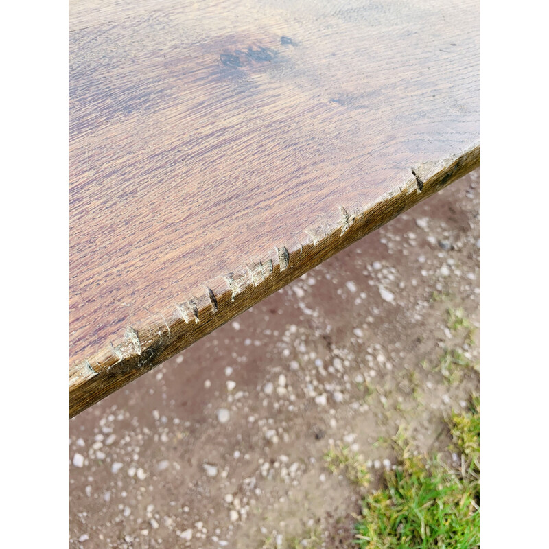 Vintage pine and oak farm table