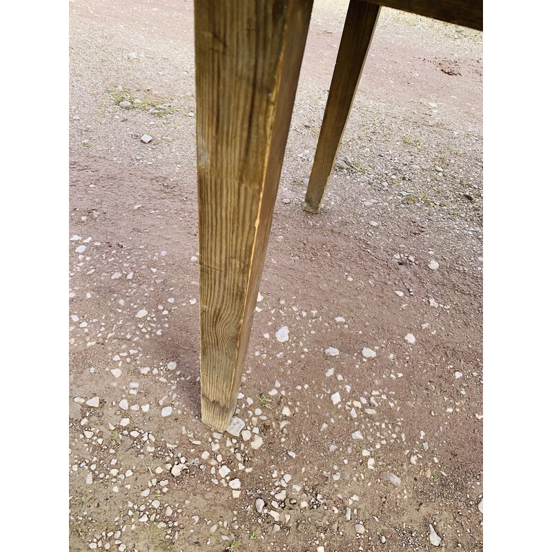 Vintage pine and oak farm table