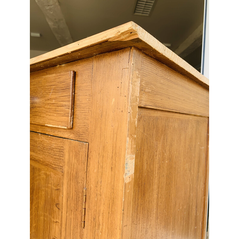 Vintage wooden sideboard, France