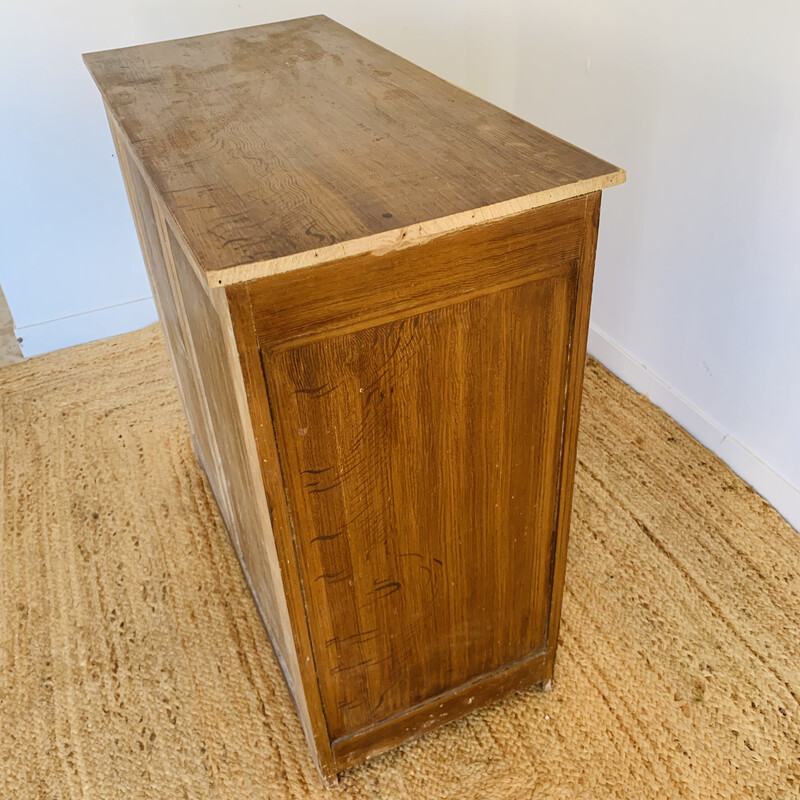 Vintage wooden sideboard, France