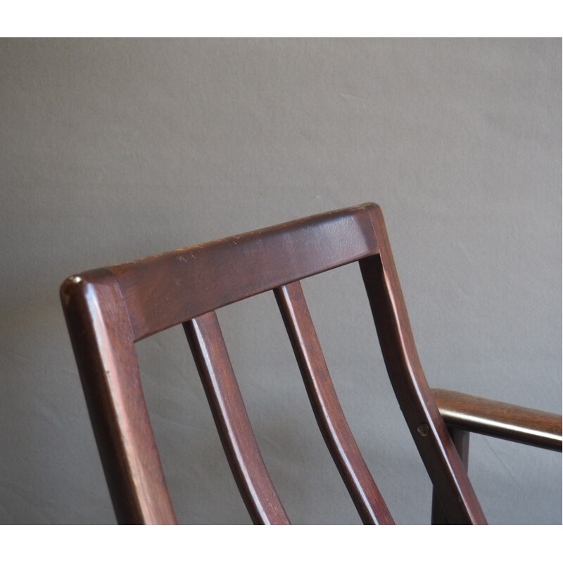 Pair of Danish rosewood lounge chairs - 1960s