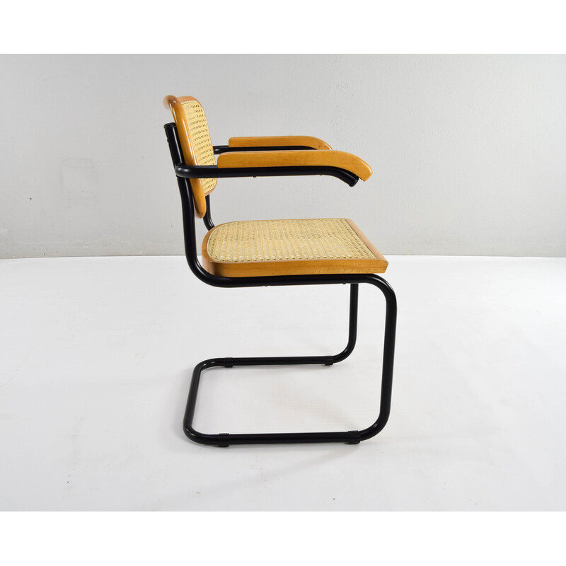 Vintage model B64 chair in beech wood by Marcel Breuer, Italy 1970