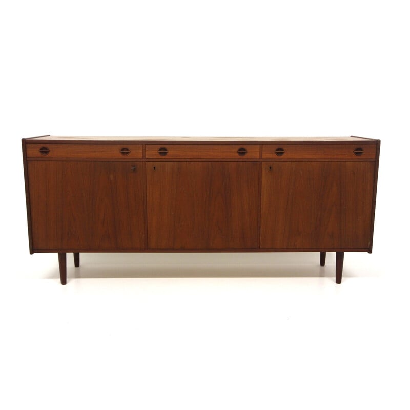 Vintage teak and beech sideboard, Sweden 1960