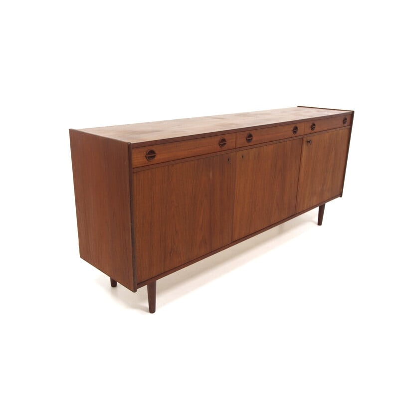 Vintage teak and beech sideboard, Sweden 1960