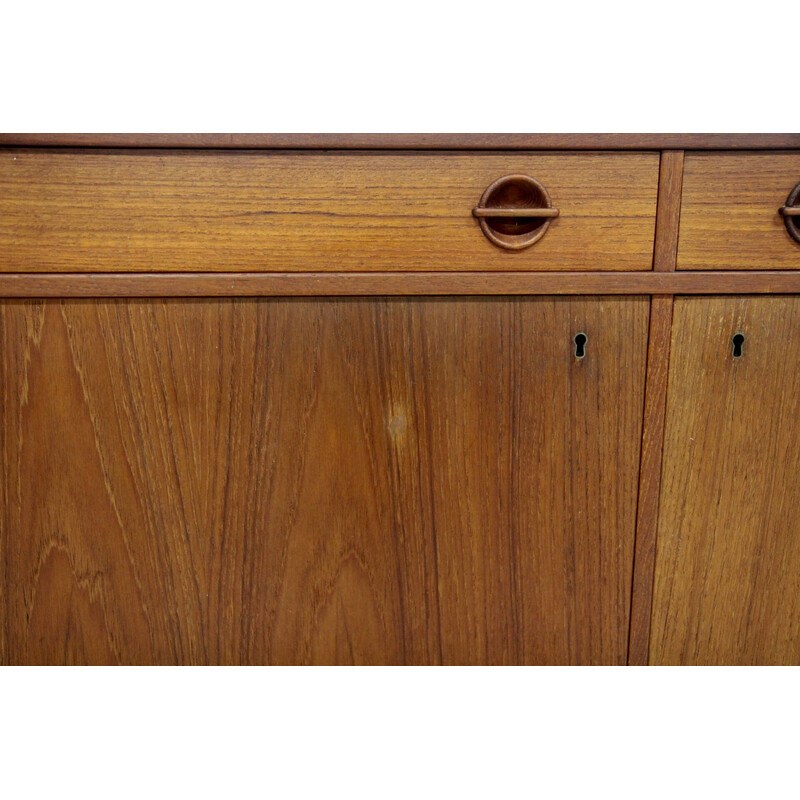 Vintage teak and beech sideboard, Sweden 1960