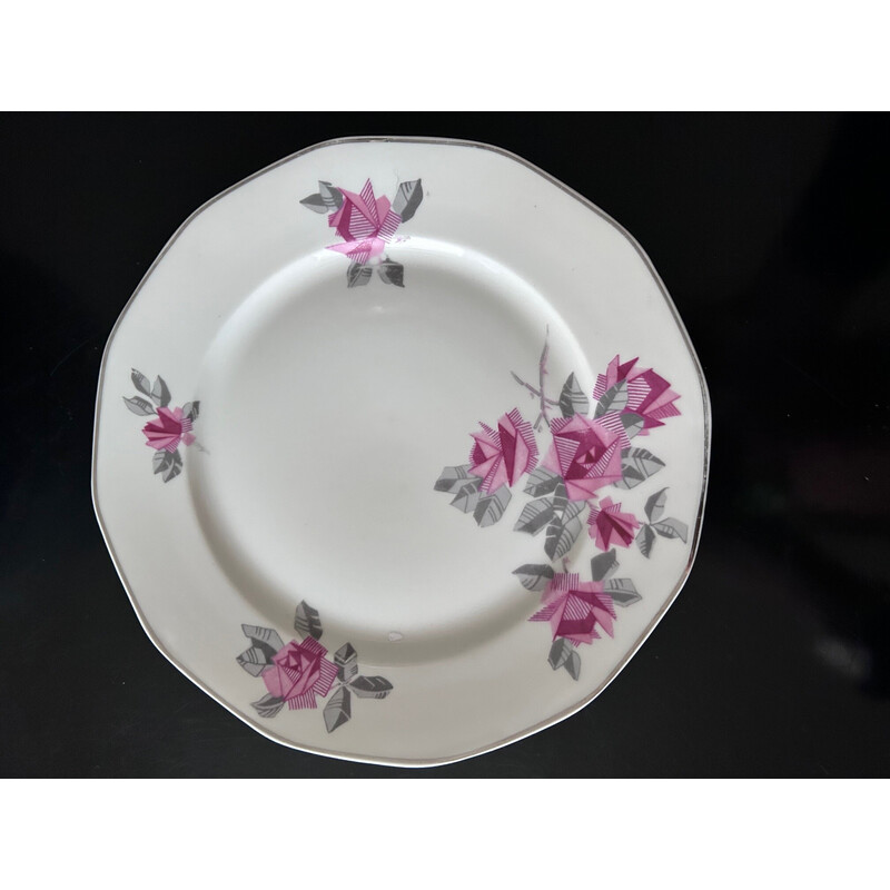 Service vintage Art Déco en porcelaine de Limoge pour Mc et Cie, 1930