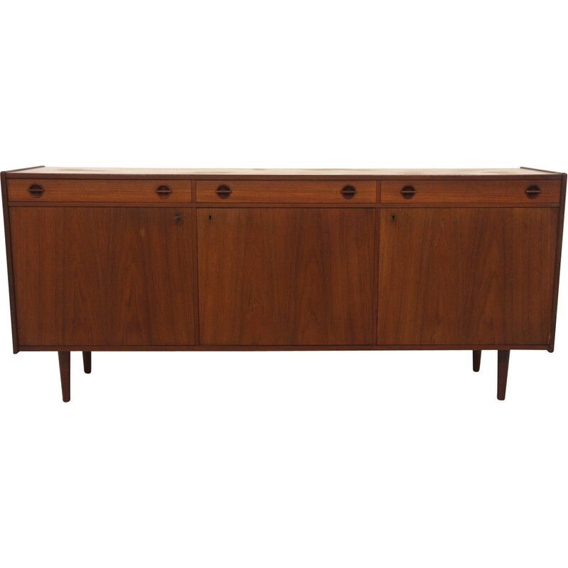 Vintage Enfilade aus Teak und Buche, Schweden 1960