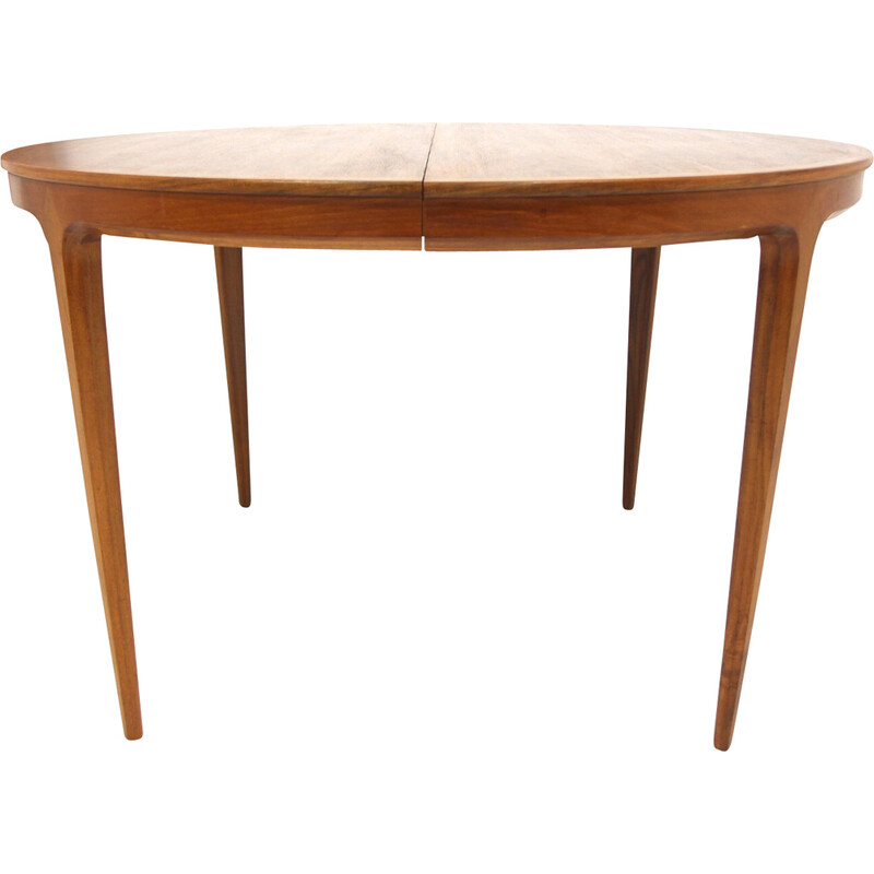 Vintage "Diamant" walnut dining table by Bertil Fridhagen for Bodafors, Sweden 1960