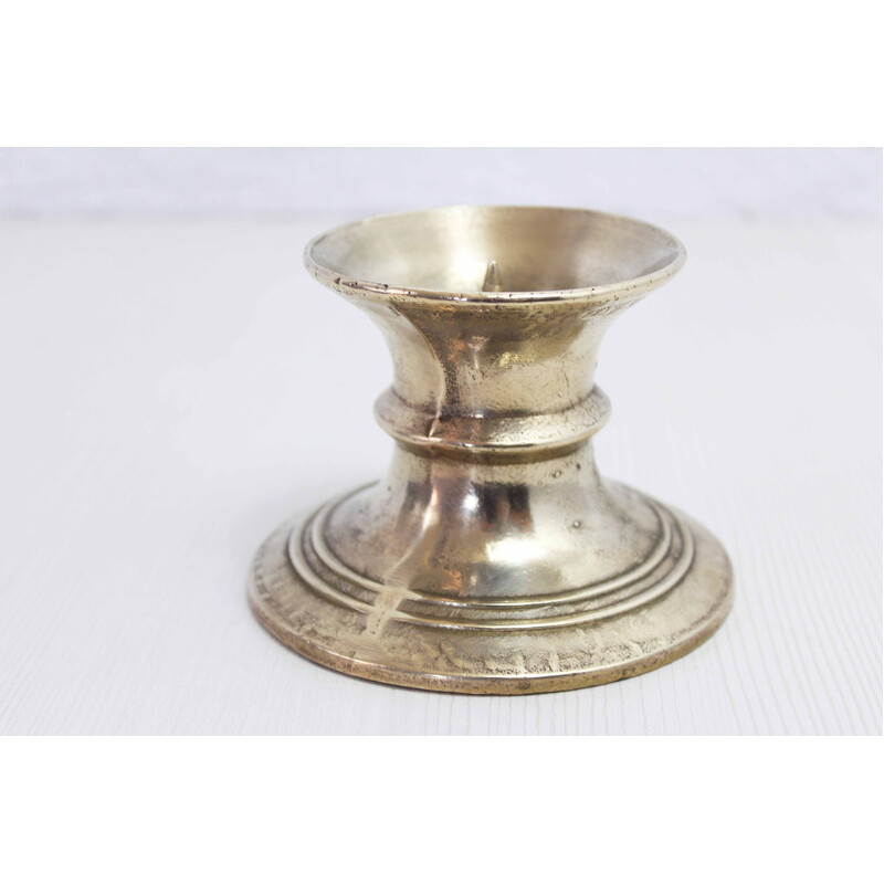 Vintage brass candlestick, 1960