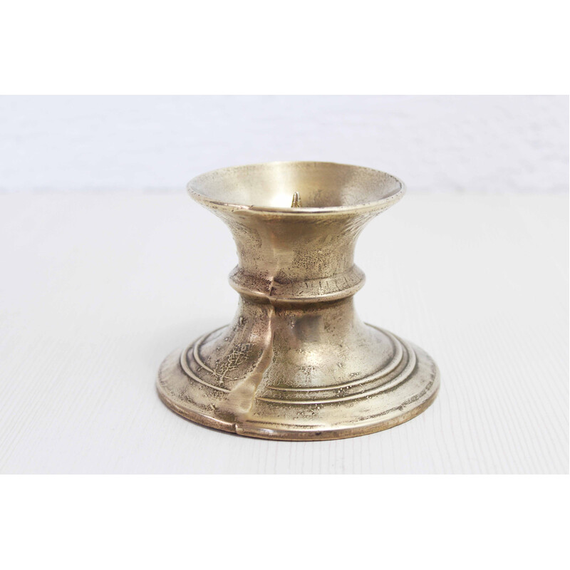 Vintage brass candlestick, 1960