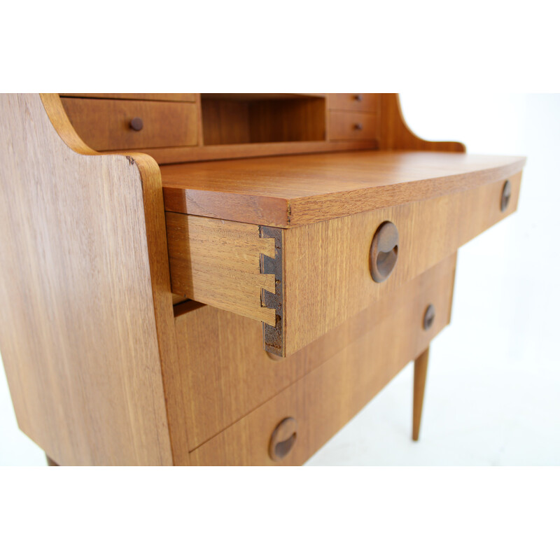 Vintage teak writing cabinet, Denmark 1960