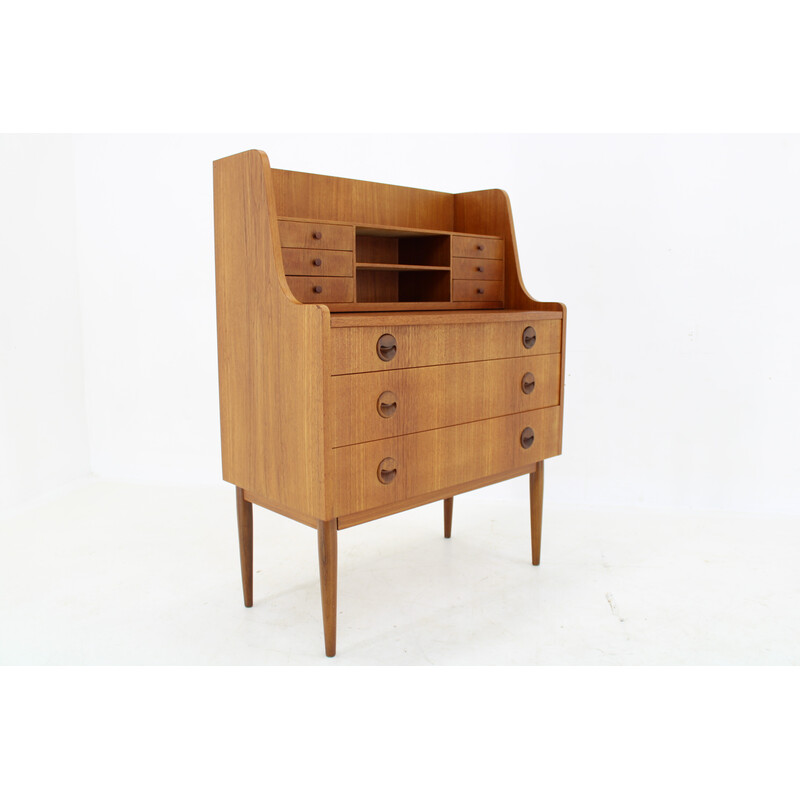 Vintage teak writing cabinet, Denmark 1960