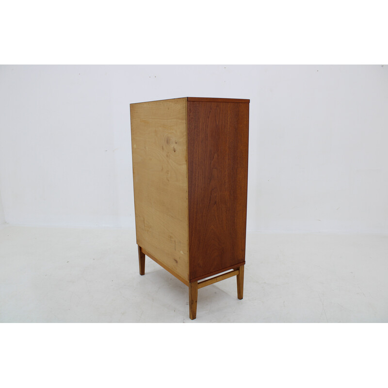 Vintage teak chest of drawers with drawers, Denmark 1960