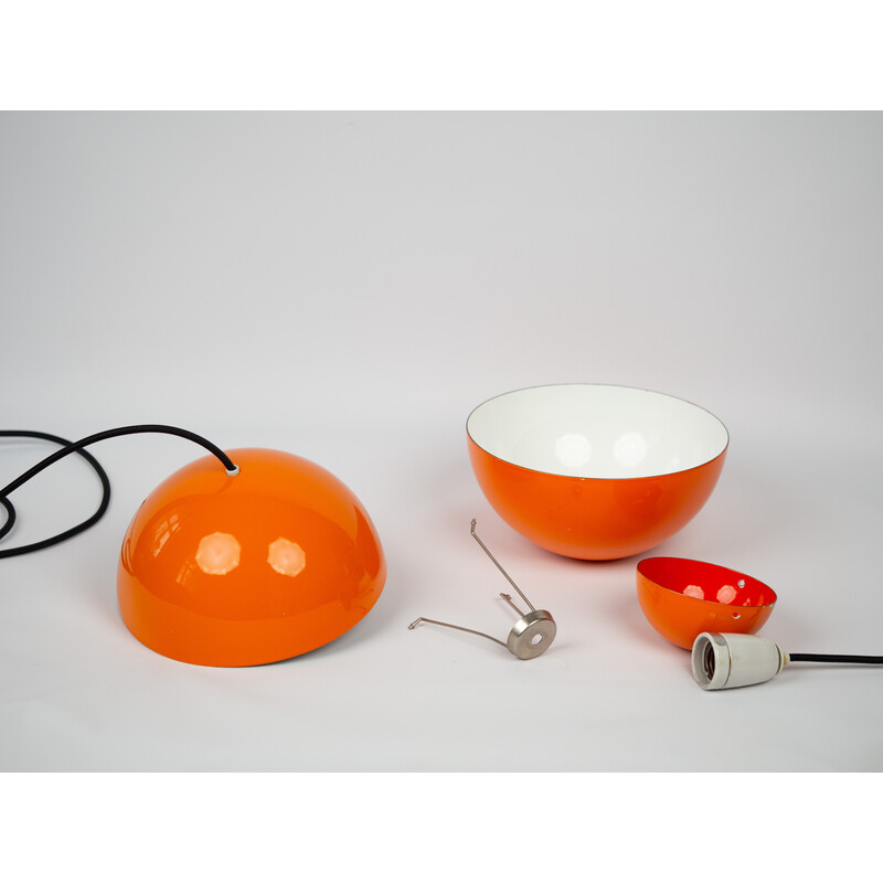 Paar Vintage Flowerpot Pendelleuchten von Verner Panton für Louis Poulsen, Dänemark 1968