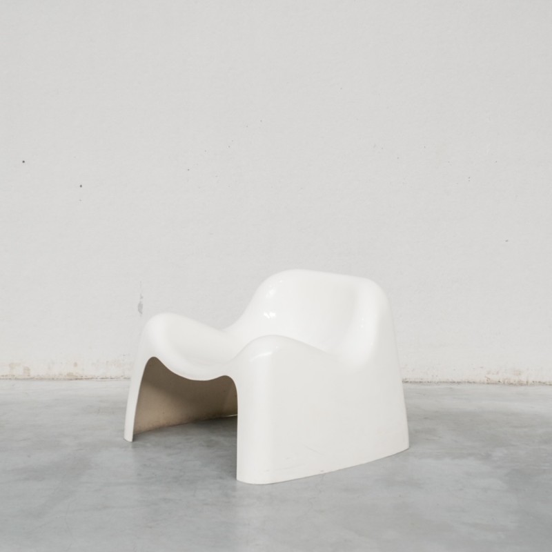 Paar alte "Toga"-Sessel aus Fiberglas von Sergio Mazza für Artemide, Italien 1968