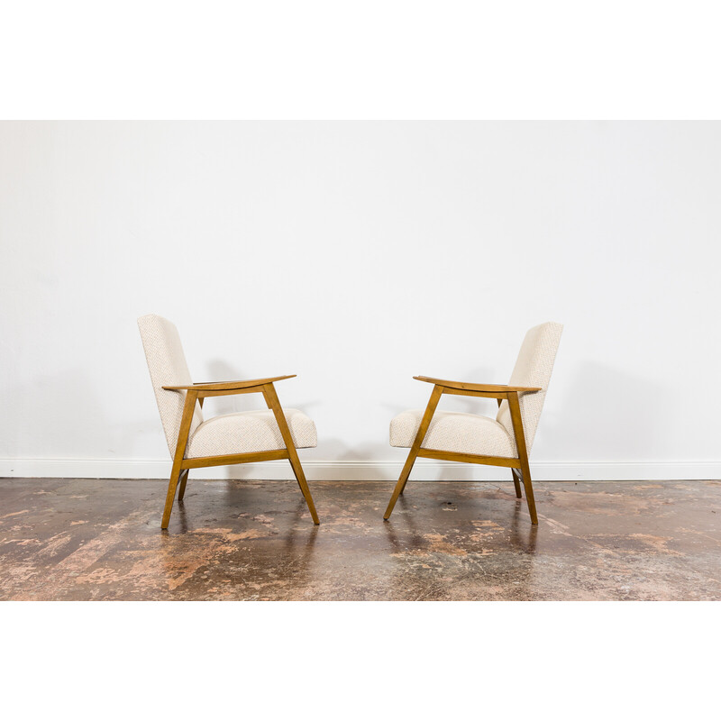 Pair of vintage armchairs, Poland 1960