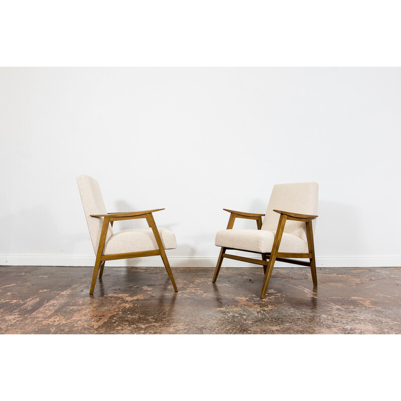 Pair of vintage armchairs, Poland 1960