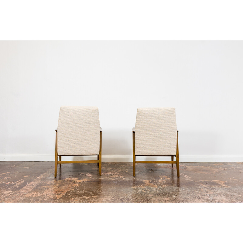 Pair of vintage armchairs, Poland 1960